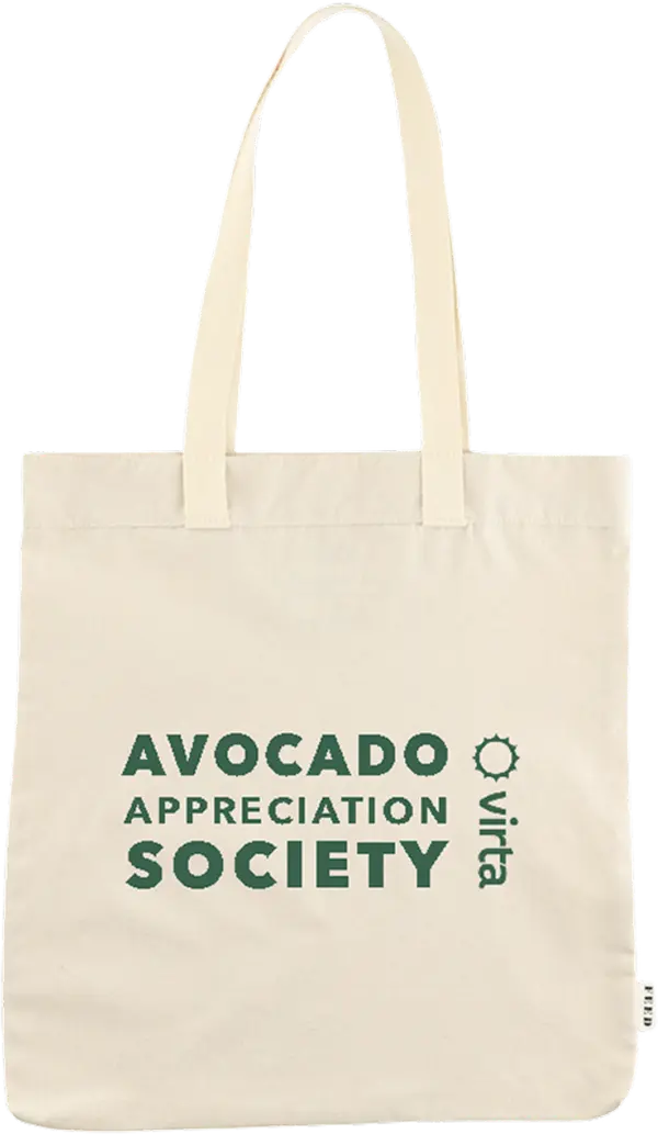 Avocado Appreciation Society tote bag